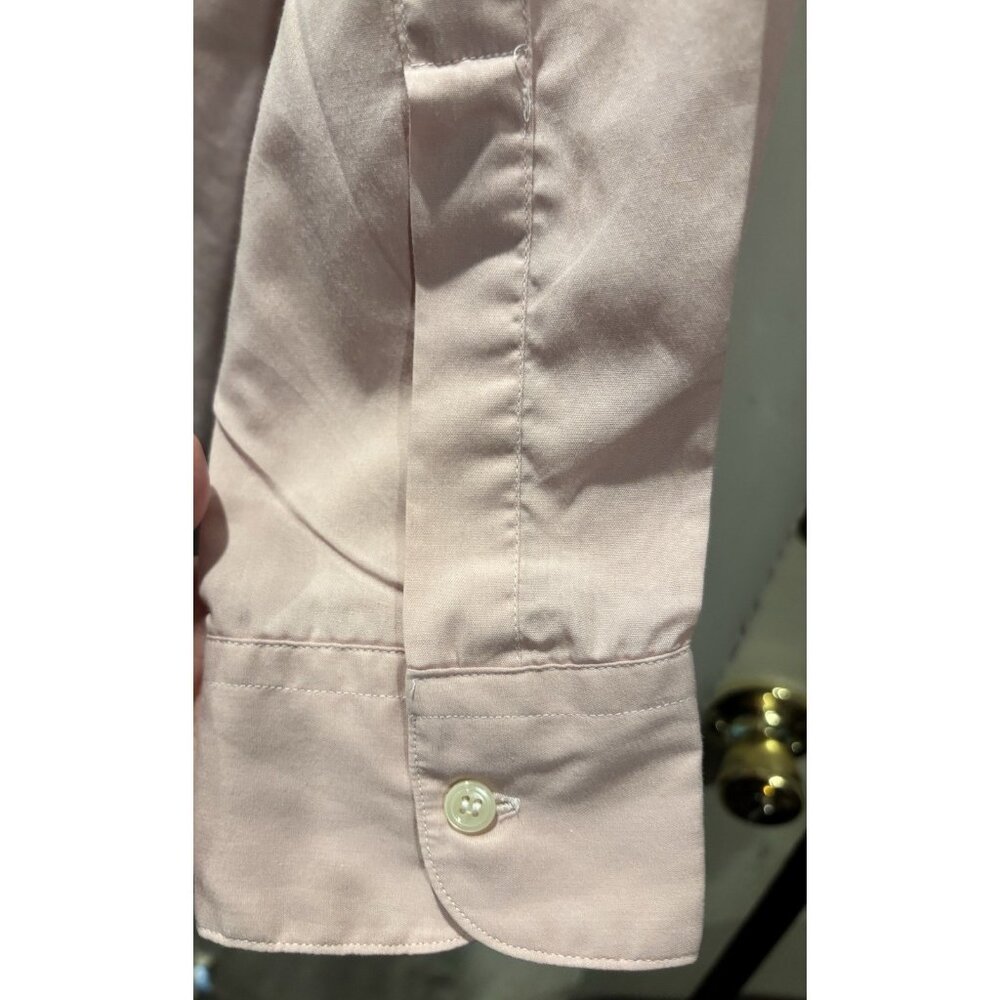 Yves Saint Laurent Chemises Pink Button Up Shirt Women’s Size 17 34-35 - Picture 6 of 7